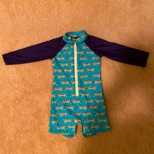 Baby Boy Long sleeve Swimsuit + Rashguard with Tigers - Boutique Brand